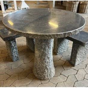 Cafebord mørk granit