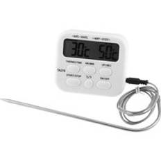 1 st digital ugnstermometer kök matlagning kött grill sond med timer vatten mjölk temperatur matlagning köksredskap