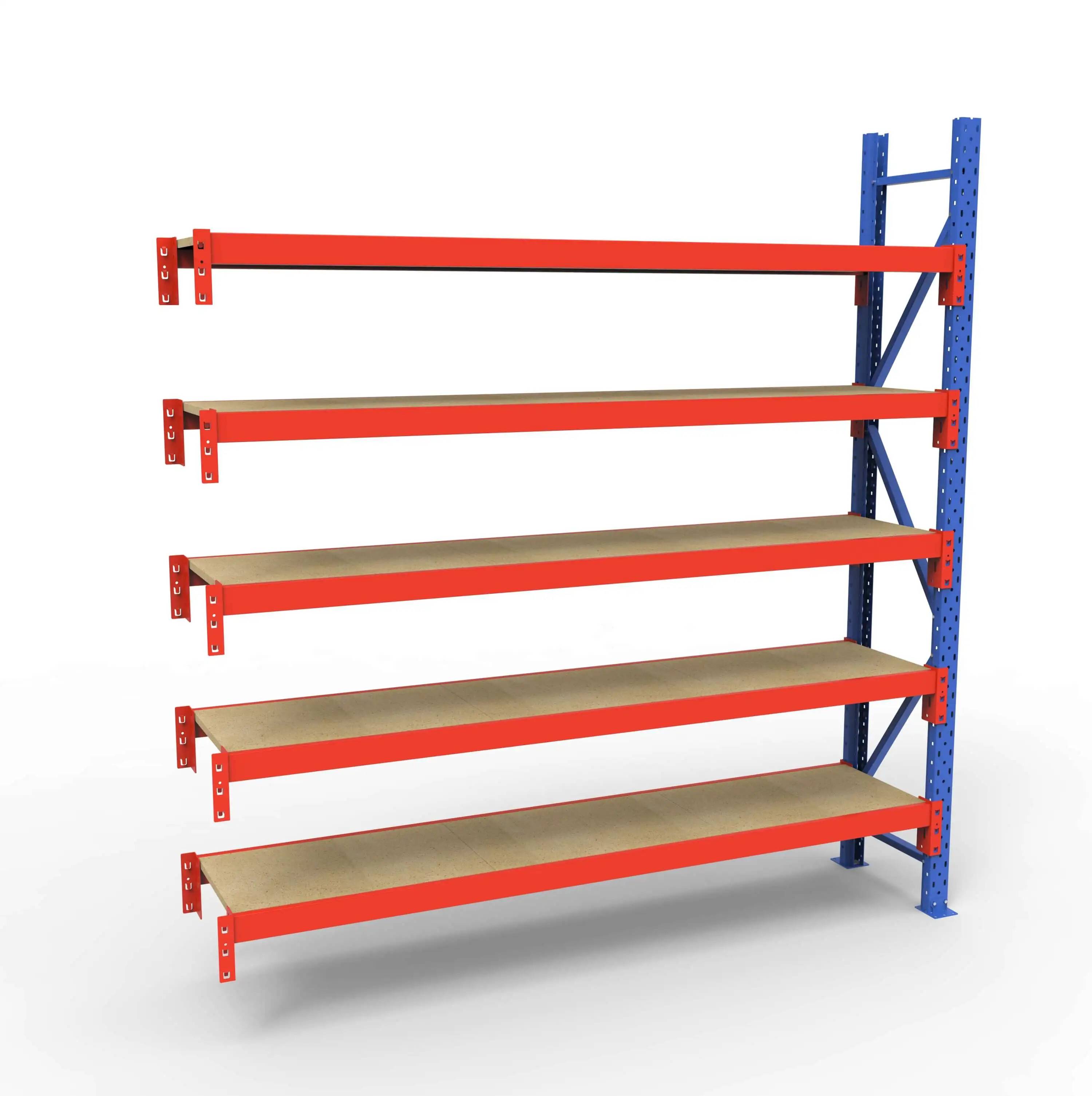 Lagerreol tilbygningsfag | 5 Lag | 180cm Vanger | Højde: 200cm | Dybde: 40cm