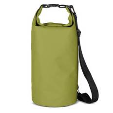 Ryggsäcksväska Outdoor PVC turist vattentät väska 10L - grön