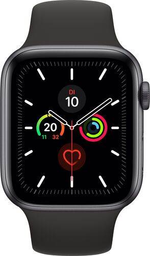 Apple Watch Series 5 (2019) | 44 mm | Aluminum | GPS | rymdgrå | Sportband svart