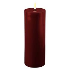 Bourgogne LED bloklys - Ø: 7,5 cm x 20 cm