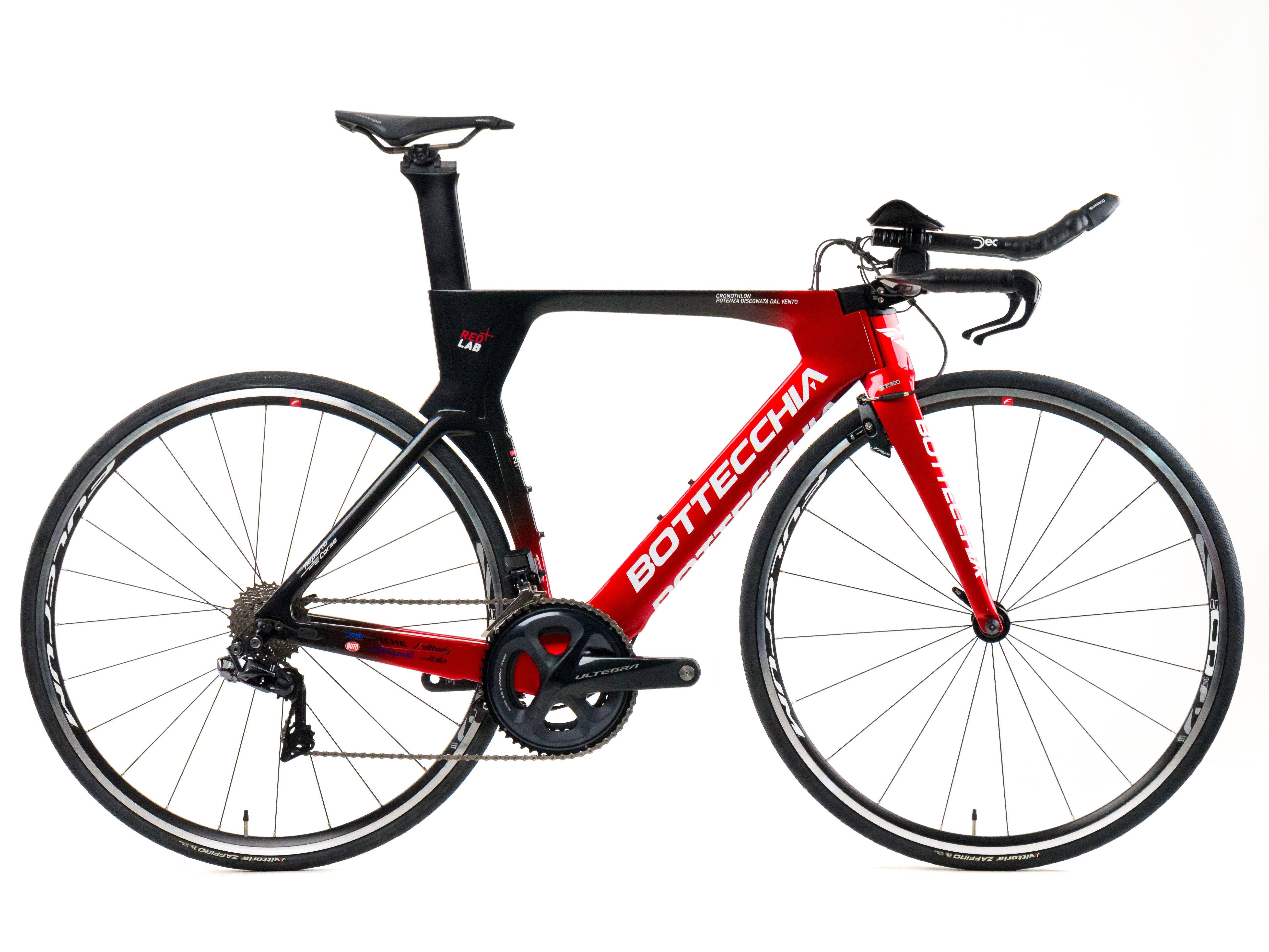 Bottecchia Cronothlon 2024 - Shimano Dura-Ace Di2 2x11sp Power Meter - Fulcrum Racing 600 - 002 / 53 / black/red (53)