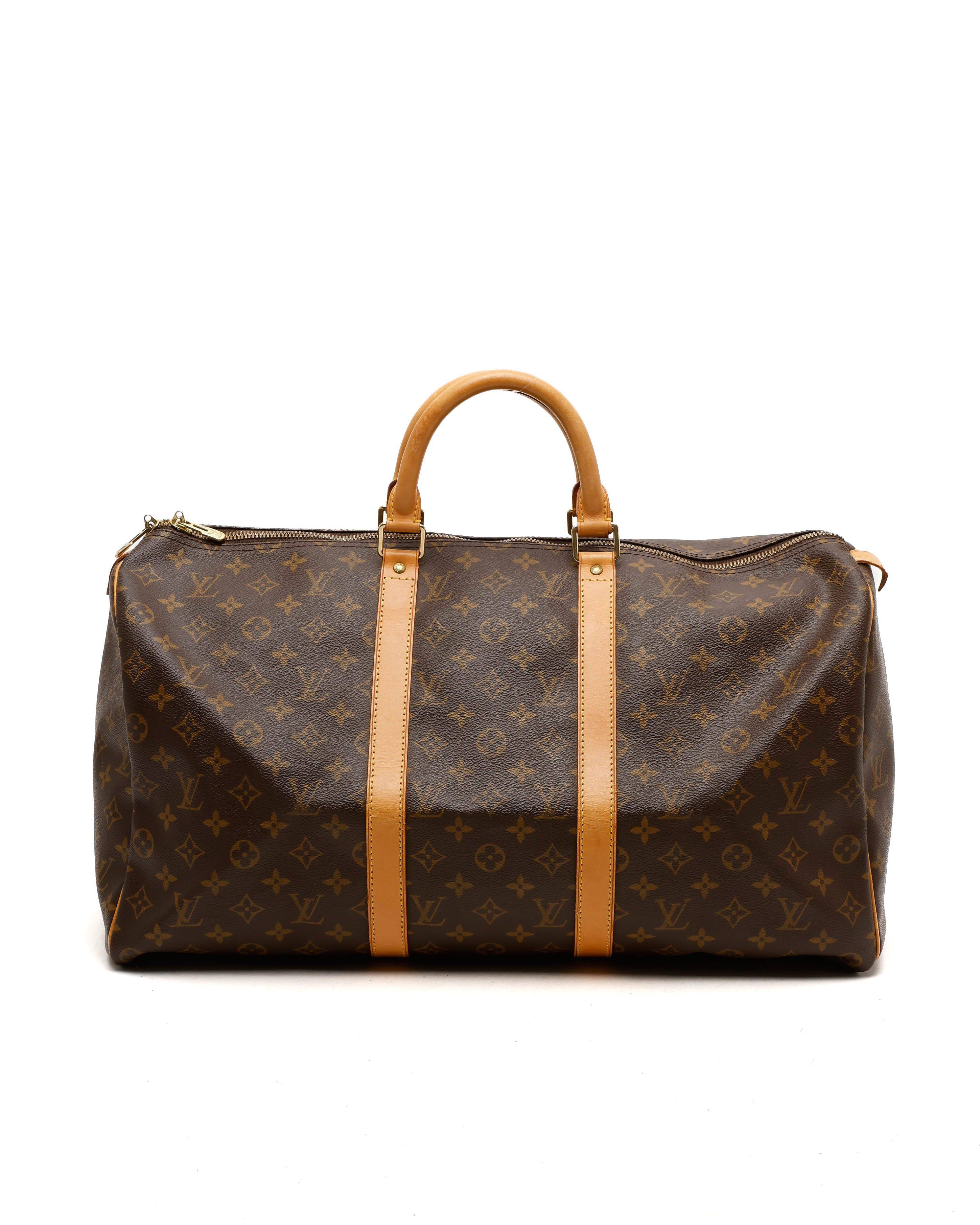Louis Vuitton Monogram Keepall 50 Weekend Bag - Brown - One Size