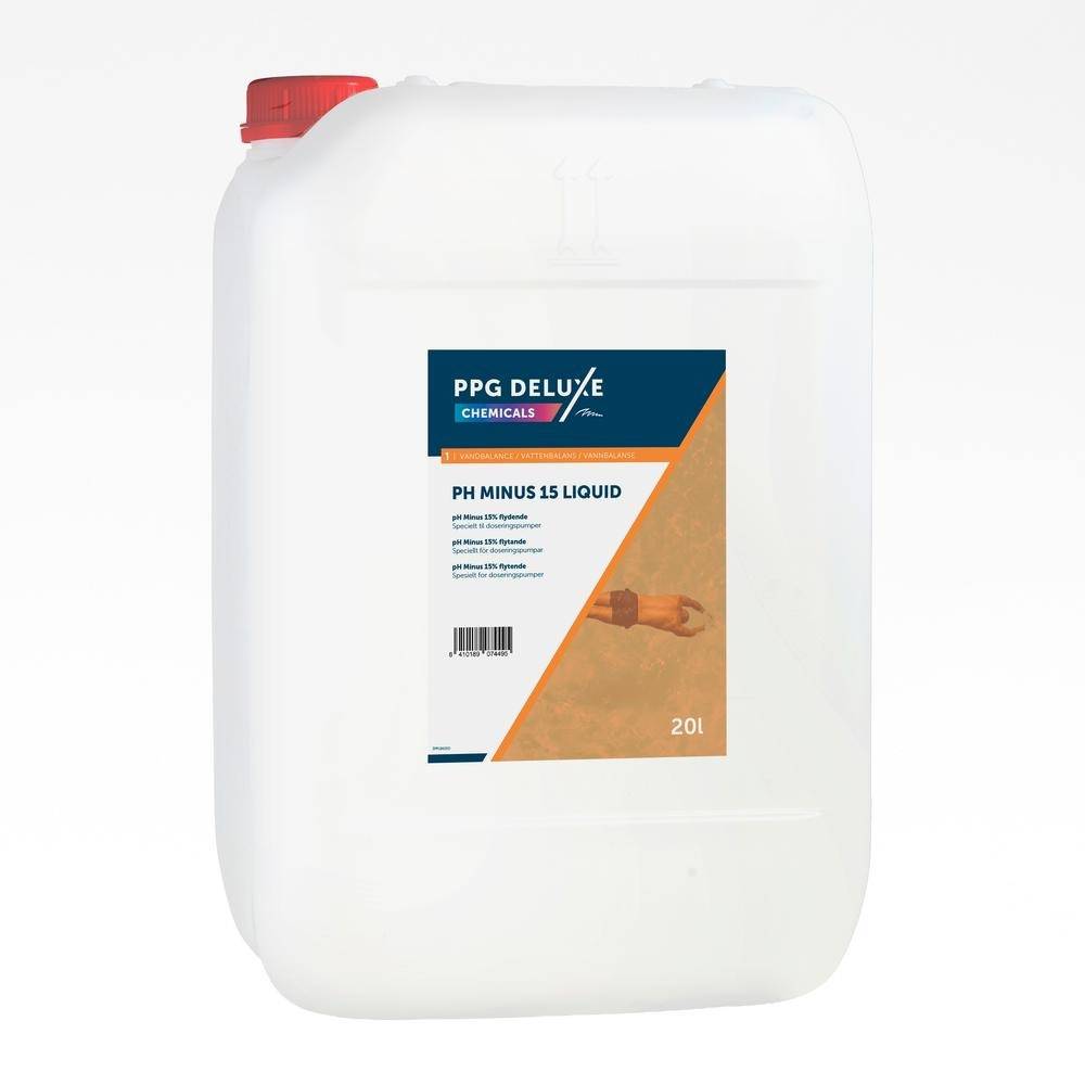 pH Minus flydende 20 liter PPG Deluxe - Reducerer pH værdi i vandet