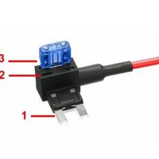 12V adapter til 0,1 til 15 Amp sikring til Mini ATM APM Blade sikring