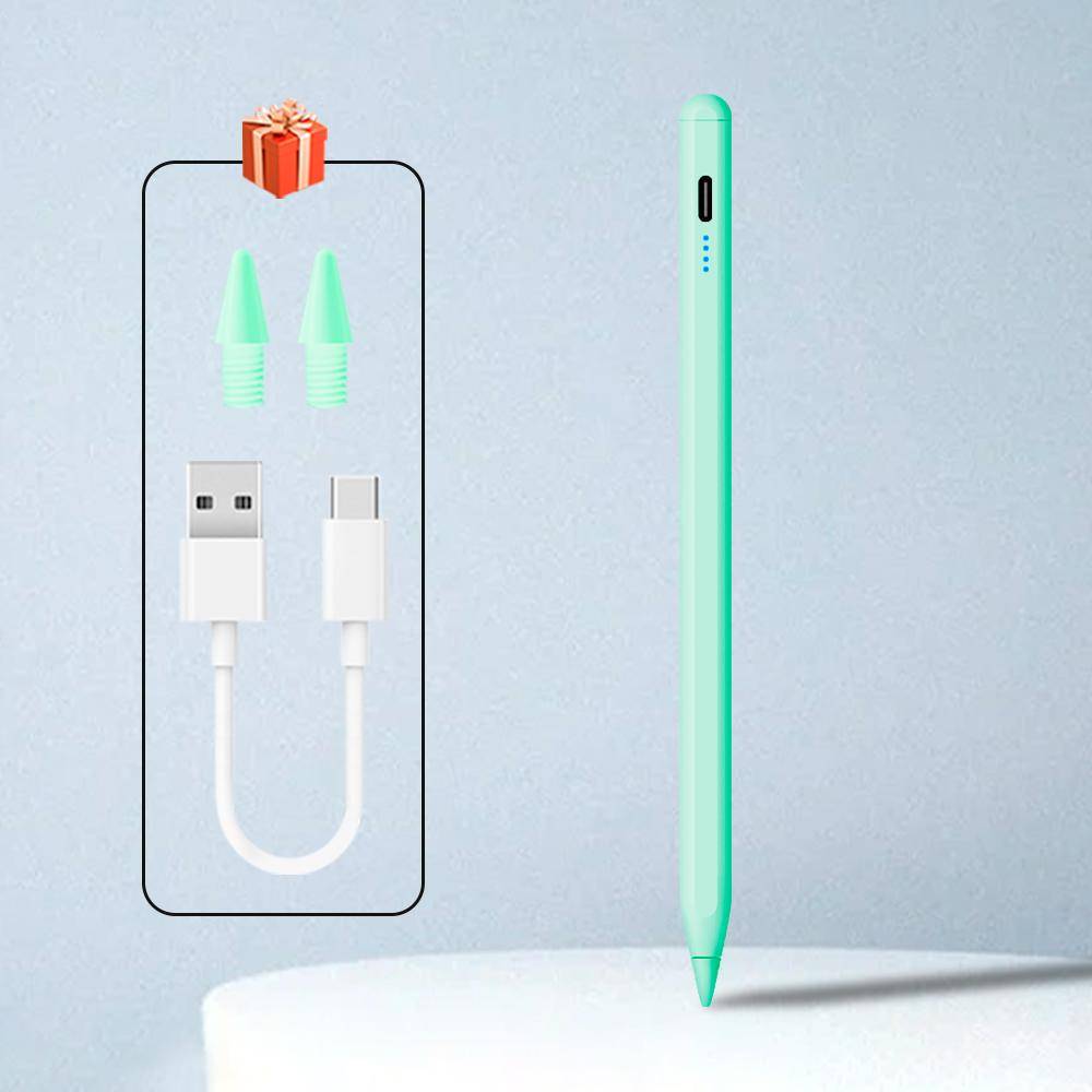 För Apple Pencil 2 Handflatsavvisning Strömindikator iPad-tillbehör iPad A16 Air 11 5 4 Pro 11:e 13 12.9 M2 M3 M4 Mini 7 Styluspenna vit