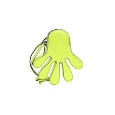 MSGM, Tilbehør, Herre, Grøn, ONE SIZE, Uld, Lynlås Coin Purse med Skulderrem