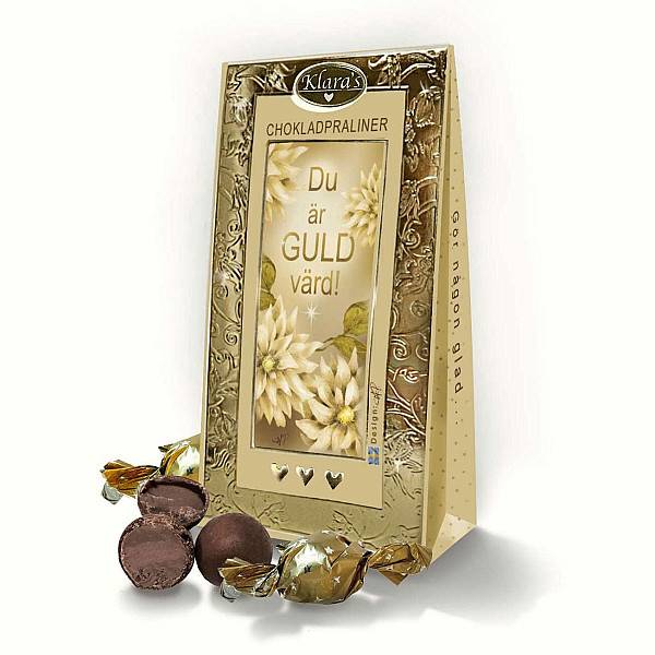 Du är guld värd - Chokladpraliner