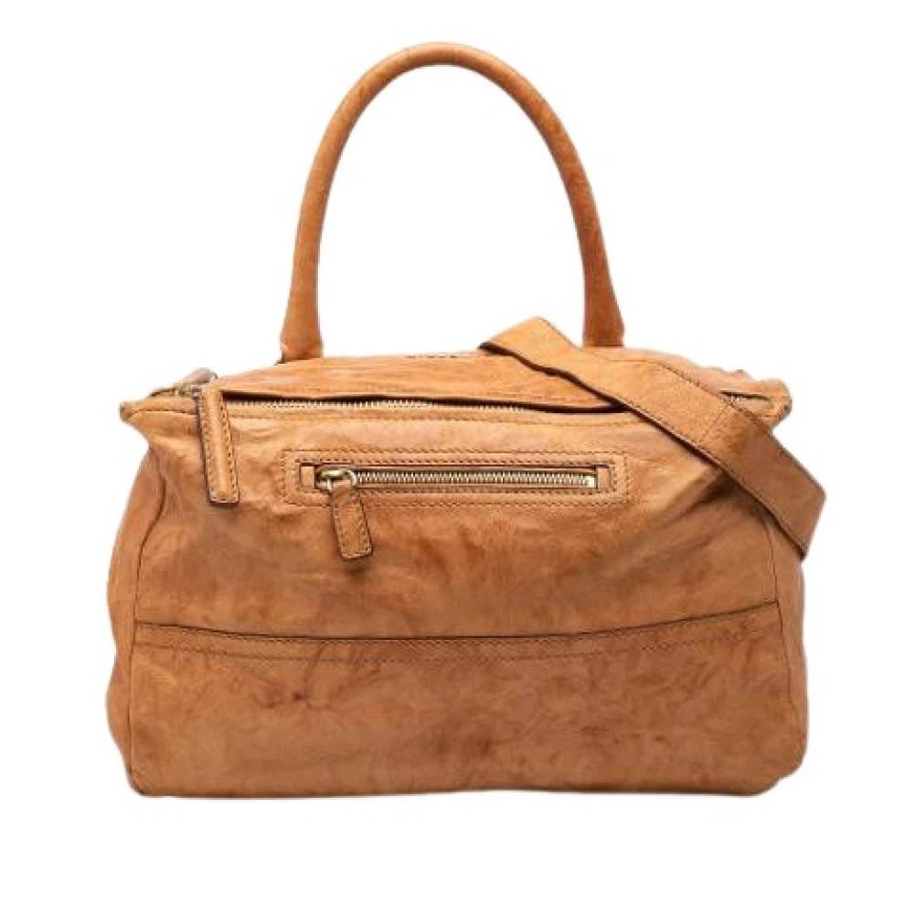 Givenchy Pre-owned Pre-owned Pandora Satchel - Vintage - Dame - Brun - ONE SIZE - Uld