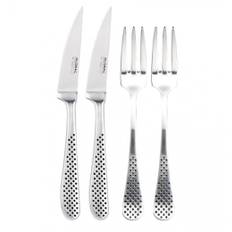 Global G-102 Bestickset 2+2 kniv och gaffel