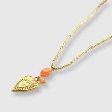 A Beautiful Story Blessing Carnelian Necklace