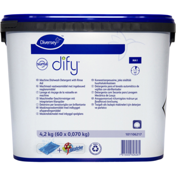 Maskindiskmedel Diversey Suma DIFY MA1 4,2kg