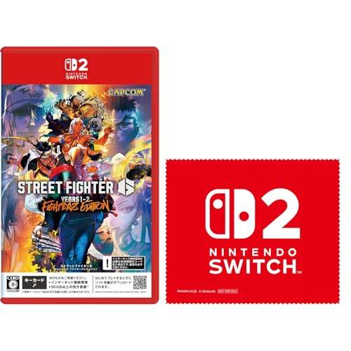 Street Fighter 6 Years 1-2 Fighters Edition (Street Fighter 6) - Switch 2 [Amazon.co.jp Exclusive Bonus] Includes a Nintendo Switch 2 logo design micr
