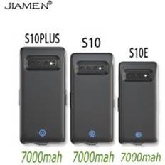 7000 mah batterifodral till samsung galaxy s10 s10e batteriladdare fodral power bank laddningsfodral till samsung galaxy s10 plus - S10