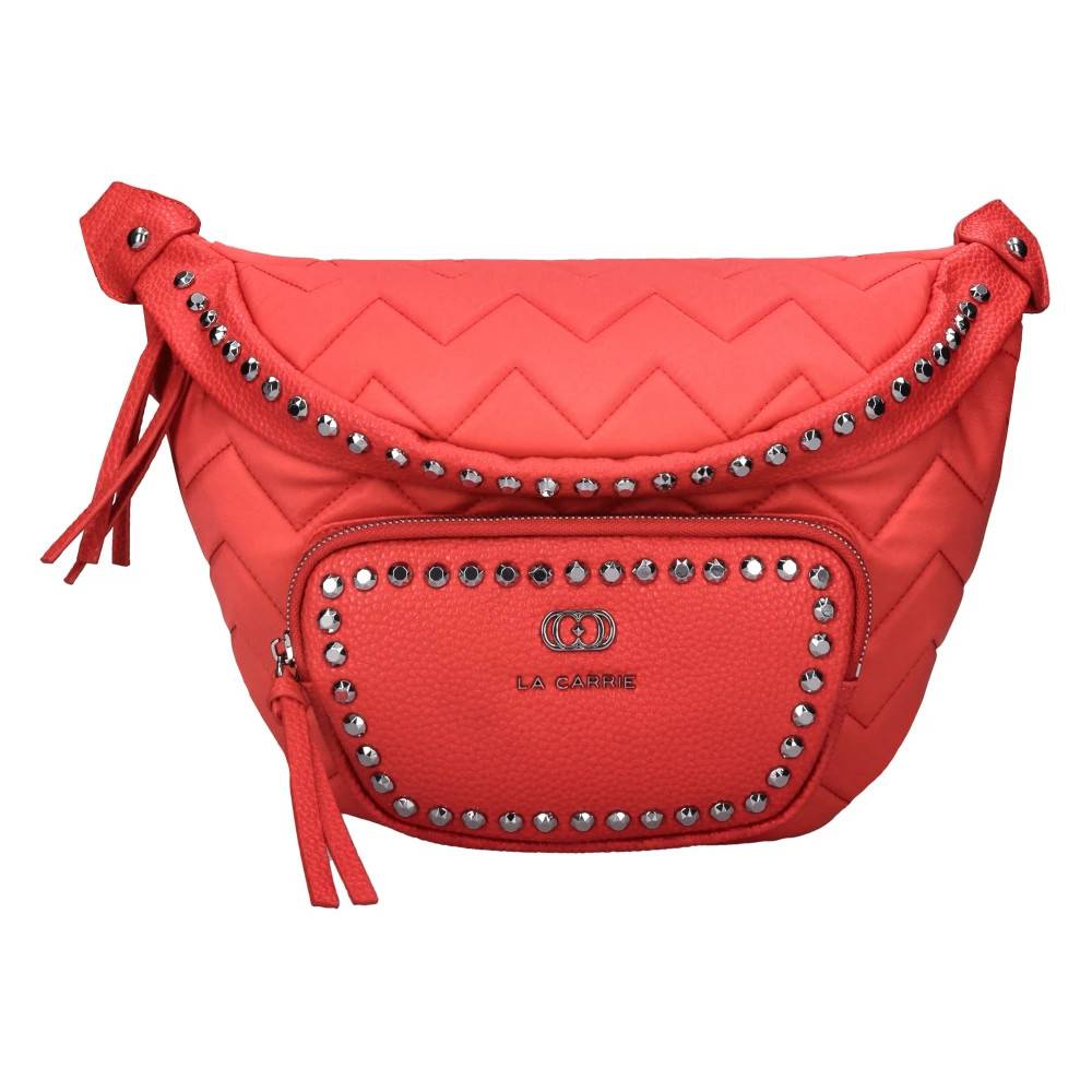 La Carrie Dark Wave Taske - Tasker - Dame - Rød - ONE SIZE - Uld