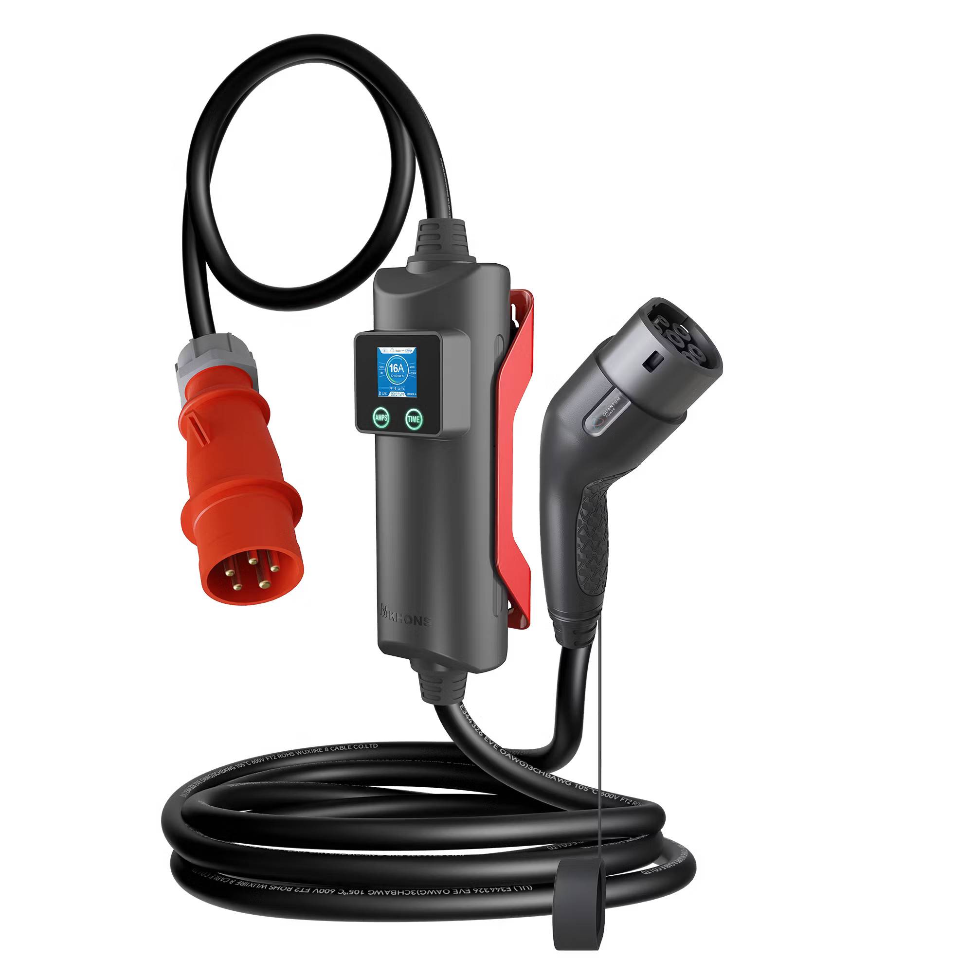 Ladekabel G2X, 3-faset till Type 2, 11kW