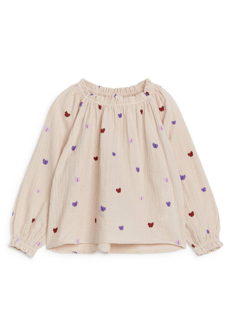 ARKET Volangblus -Beige, 128