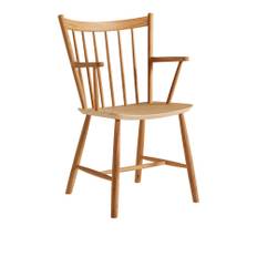 HAY - J42 Chair WB Lacquered Oak,  - Matstolar - Børge Mogensen - Träfärgad - Trä