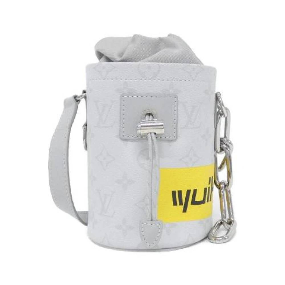Louis Vuitton Vintage Pre-owned Monogram Skuldertaske - Vintage - Dame - Hvid - ONE SIZE - Uld