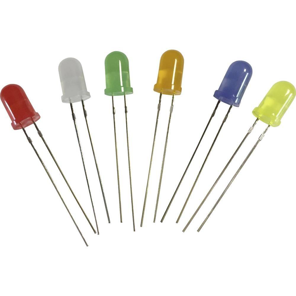 Thomsen LED-5-BL-6,8-OR-900 LED med ledninger Orange Rund 5 mm 900 mcd 130 ° 3.3 V