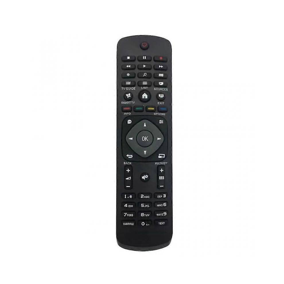 New Rm L1220 Tv Remote Replaced Remote Control Fit for Philips Tv 398gr8bd 1nephh 47pfh4109/88 40pfh4009 , Black