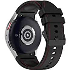 BBZ Galaxy Watch 5 armband, Galaxy Watch 5 Pro rem, 20 mm silikon armband armband för Galaxy Watch 4 40 mm 44 mm/Watch 4 Classic 42 mm 46 mm/Watch 3 41 mm