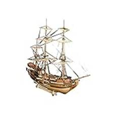 För: RealTS Model Ship Kit 1/48 Skala Black Pearl Model Ship Kit Large Wooden Ship Kit
