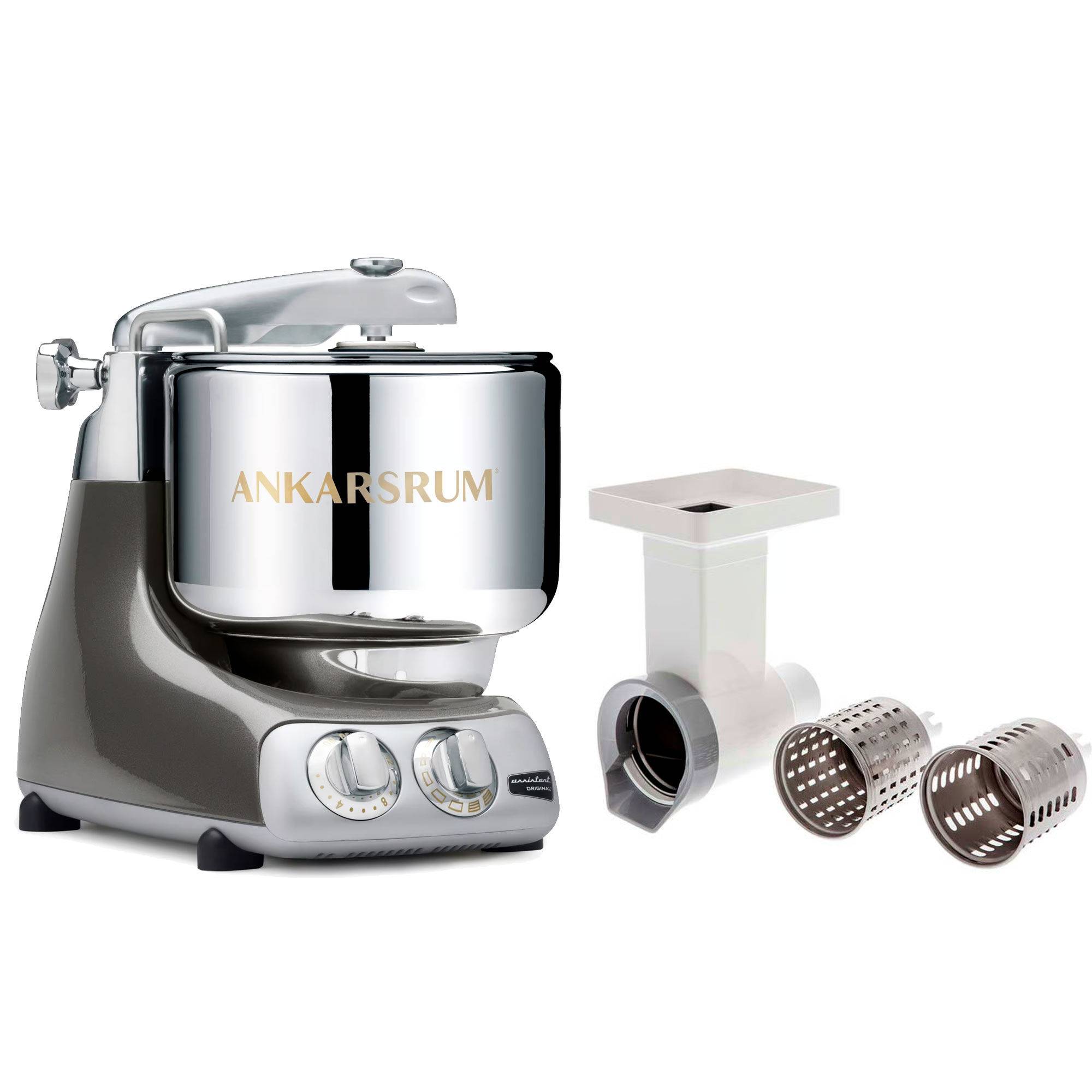 Ankarsrum Assistent Original AKM6230 Black Chrome + Grøntsagssnitter