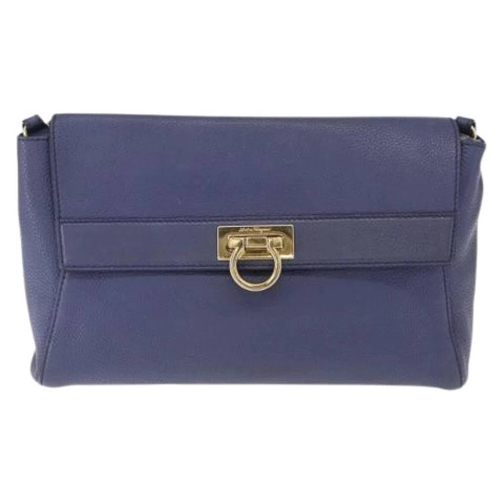 Salvatore Ferragamo Pre-owned - Pre-owned Läder Axelväska Vintage - Dam - ONE Size - Läder