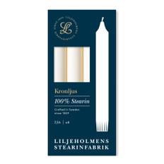 Liljeholmens - Kronljus 20,7 cm 4-pack creme