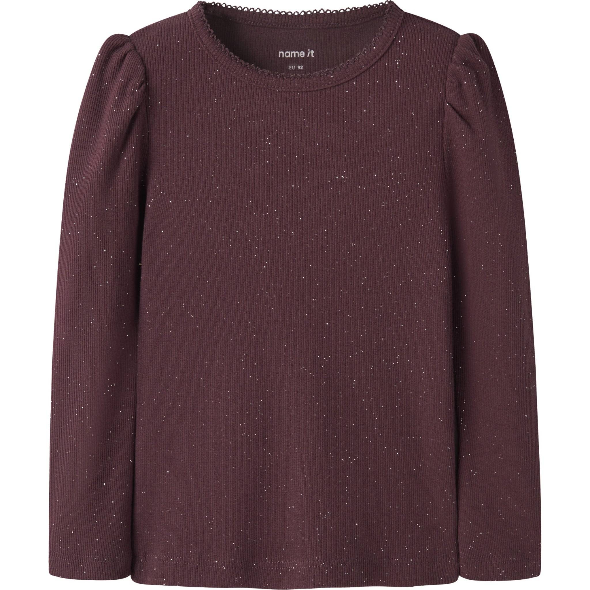 Name It Catawba Grape Nmfrosally Ls Slim Top Str. 98