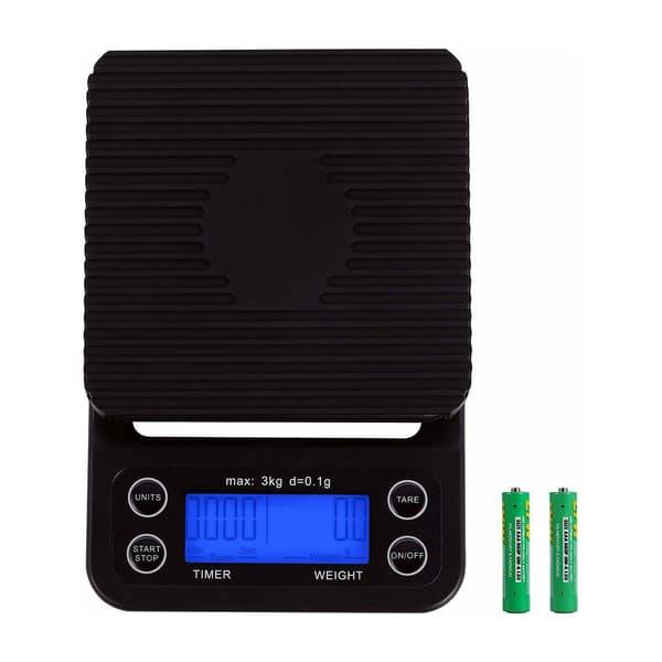 Digital köksvåg / kaffevåg 3 kg/0.1 g precision Black