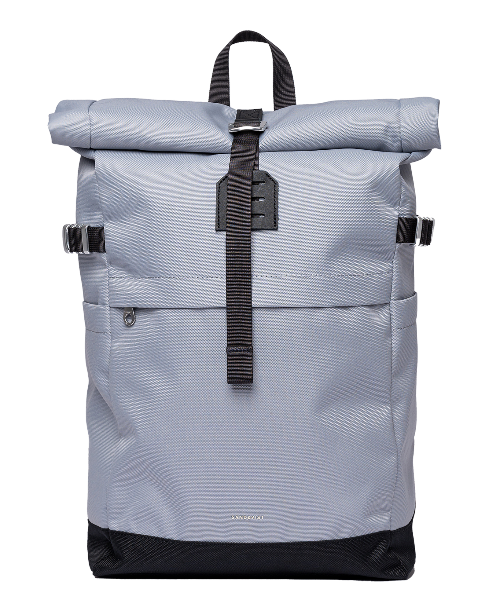Icon Rolltop Backpack M Ice Blue with Black Leather (M)
