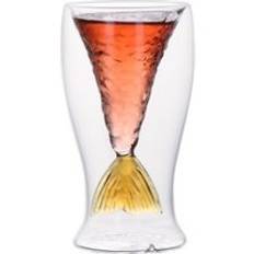 100ml handgjorda fishtail whisky vodka koppar kristall vodka glas koppar barverktyg - Gul