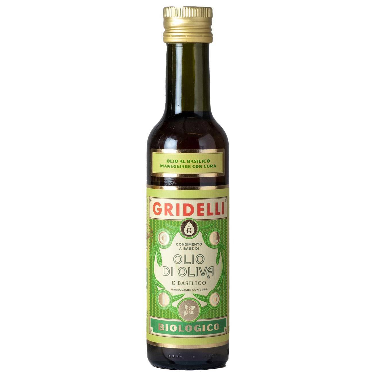 Gridelli Olio Al Basilco Olive Oil 250 ml
