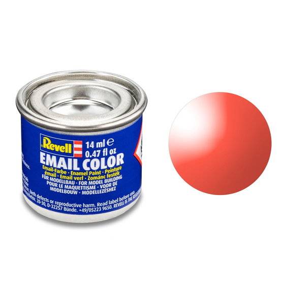 Revell hobbyfärg 14 ml - 731 Red / clear - Röd