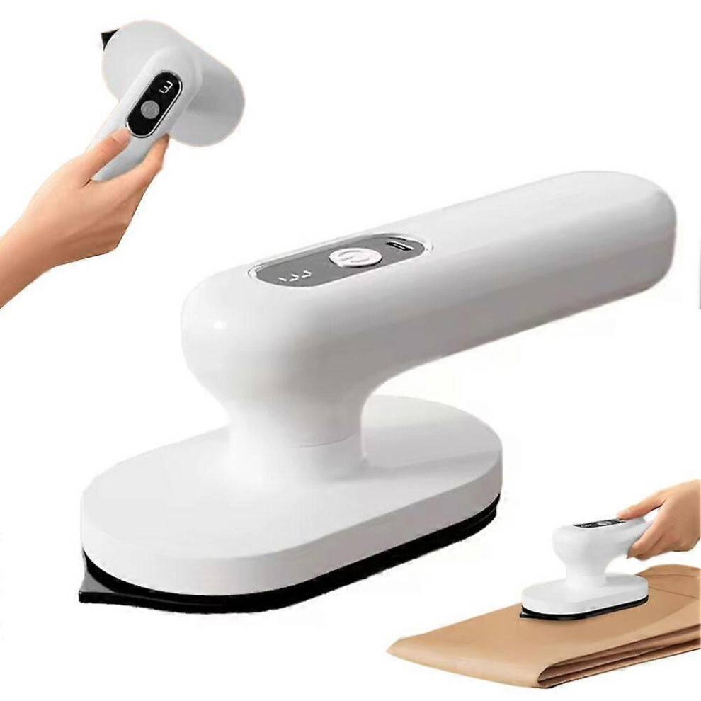 Mini Travel Steam Iron Cordless, 30S Fast Heat-up Steamer Clothing with 90 Rotatable Handle, Portable Handheld Clothes Steamer, for Travel, Home, Off