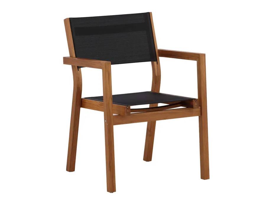 Venture Design Venice armstol Teak/sort