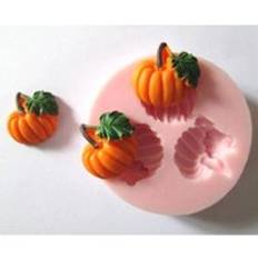 Söt halloween dessert tårtform silikon 3d gör det själv pumpa fondant tårta choklad socker hantverk form silikon form dekorera