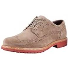 Timberland EK BROGE WINGOX GRGE SDE 5304R herr klassiska lågskor, Brun Greige Suede 0, 43 EU