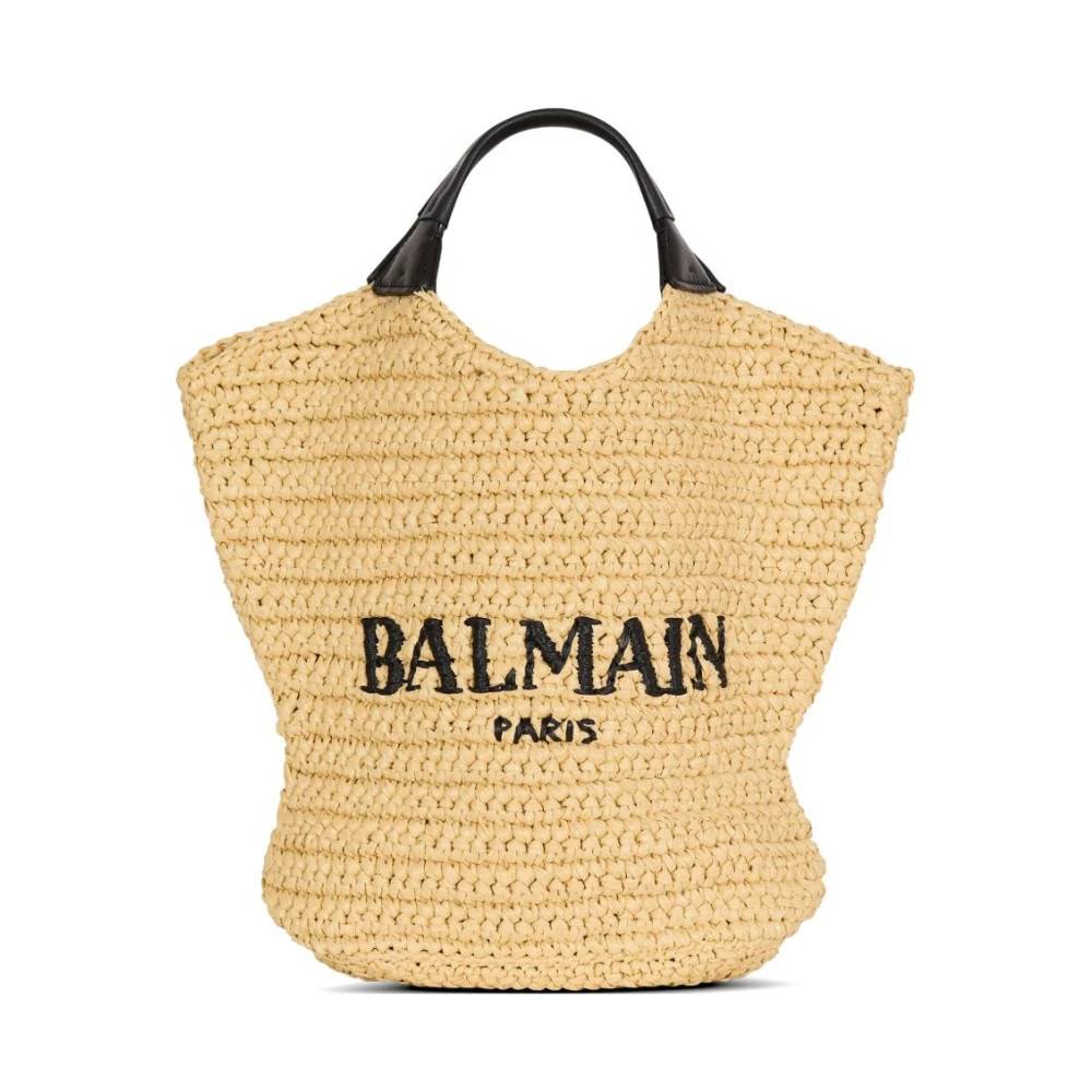 Balmain Tote Bags - Tasker - Dame - Beige - ONE SIZE -