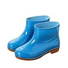 MXPWQQA Shoes， Rain Boots Women's Work Shoes Women's Rain Boots (Size : 39 EU)