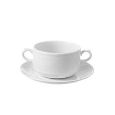 Soppskål vit porslin Flora 0,25 L, Ø 100 mm, Hendi