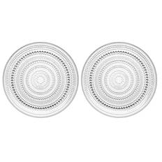 Iittala Kastehelmi Tallrik Klar 24,8 Cm 2-pack - Mattallrikar Glas Klar - 1007057-2pack