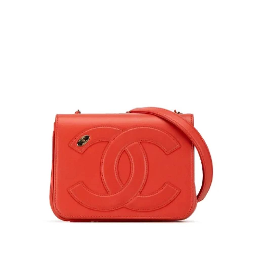 Chanel Vintage - Pre-owned Läder Crossbody Väska Vintage - Dam - ONE Size - Läder