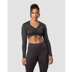 Scrunch Long Sleeve Anthracite Wmn - Grey