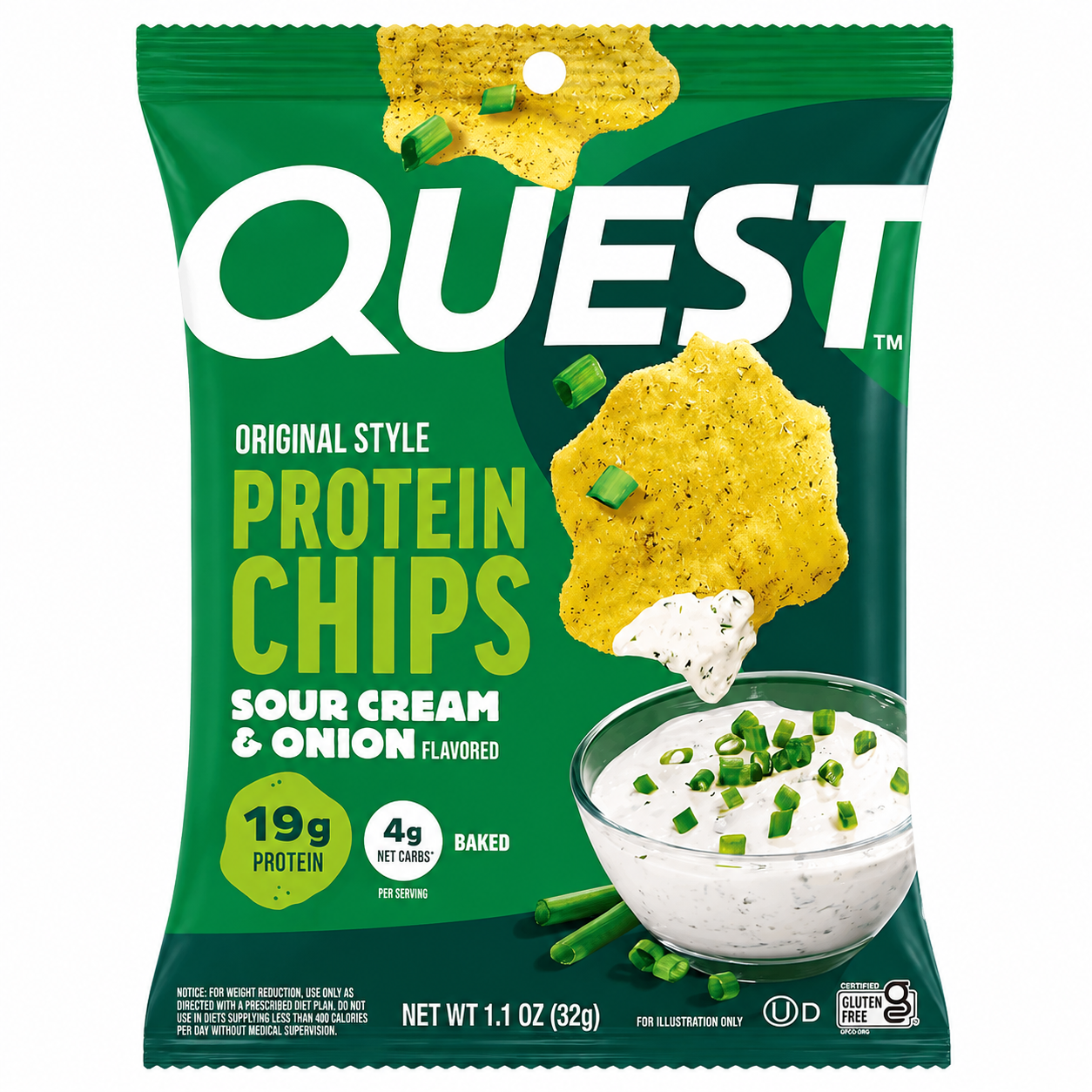 QUEST NUTRITION QUEST CHIPS 32 g-BBQ