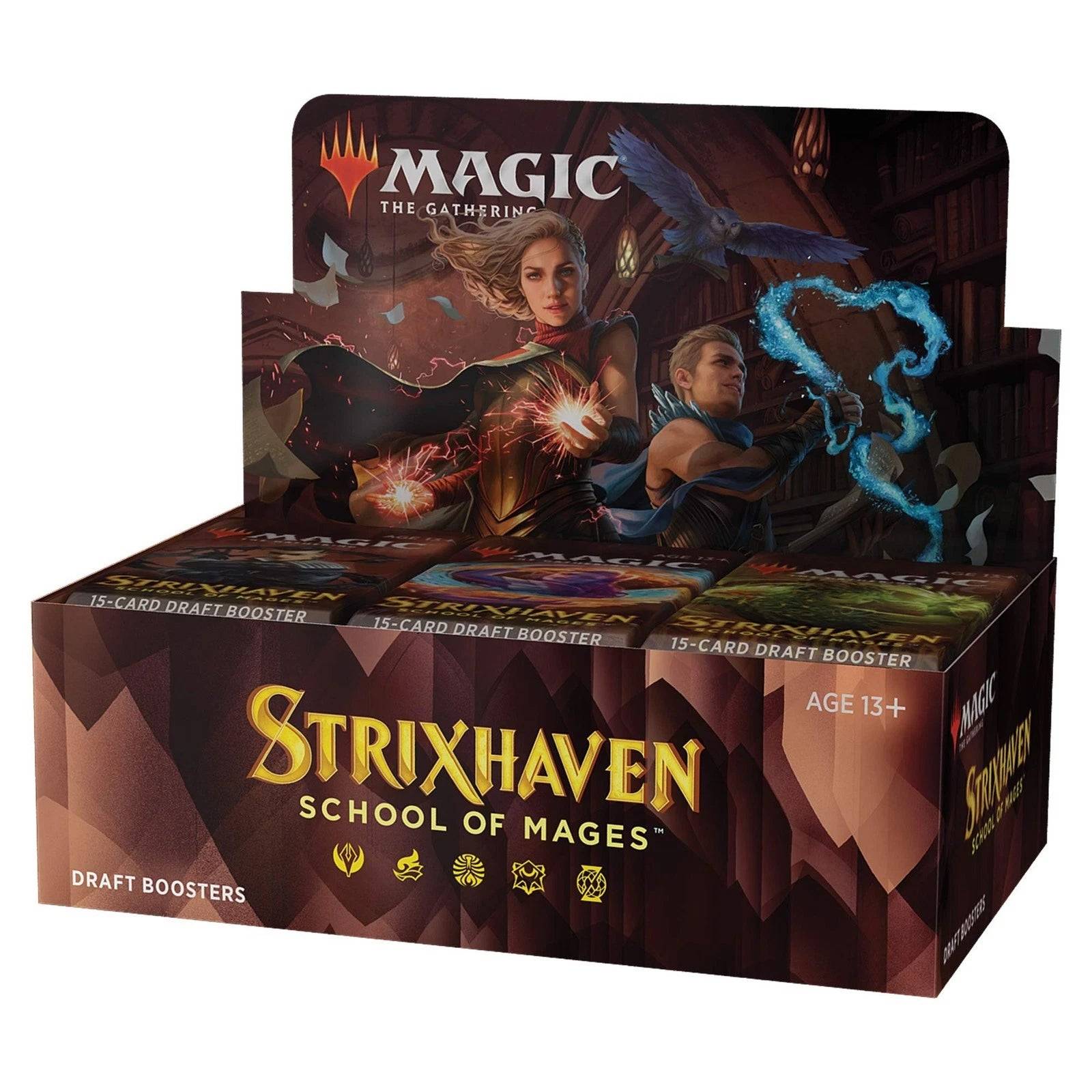 Magic the Gathering: Strixhaven School of Mages Draft Booster Display - Brugtmoms