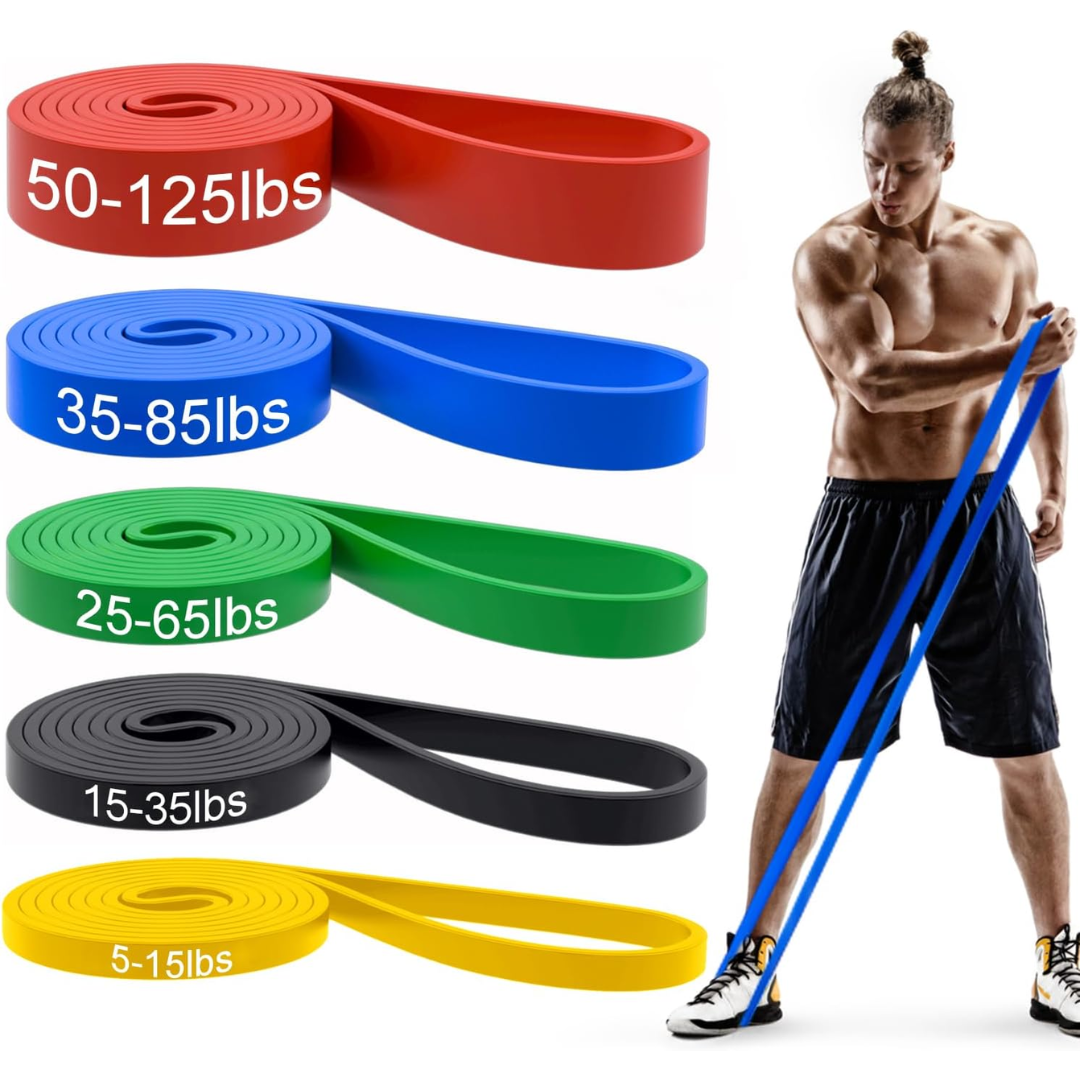 ResistForce - Set med Pull-Up Hulpbander - Flerfärgad